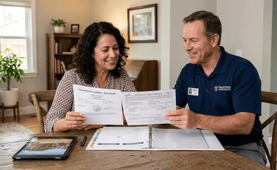 Verify Licensing and Insurance