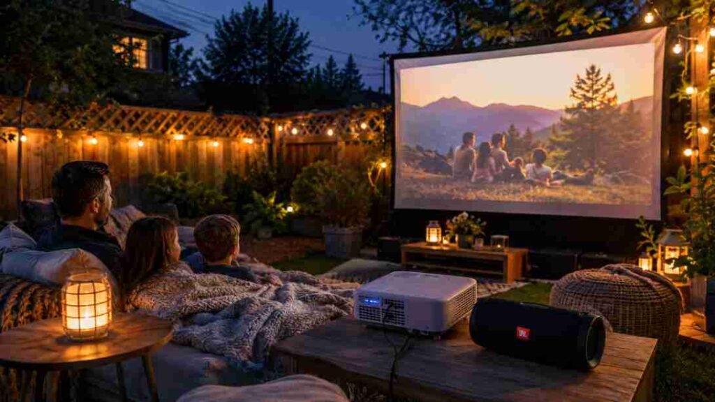 An Outdoor Sound and Entertainment Hub