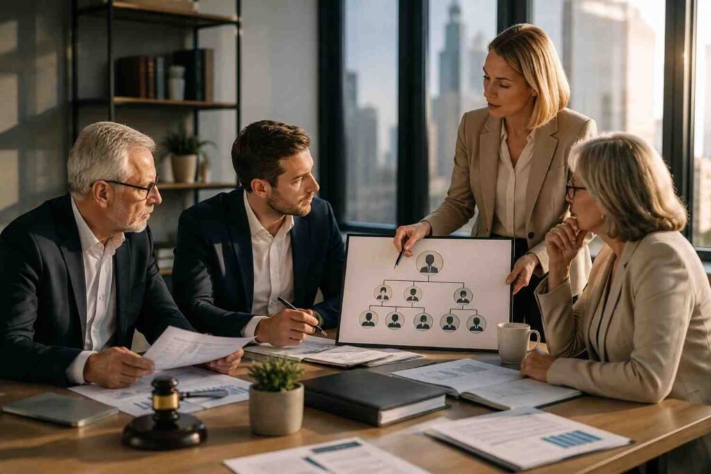 How do corporate entities prepare for succession planning